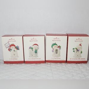 Let it Snow Series Hallmark Keepsake 2013 Complete Set